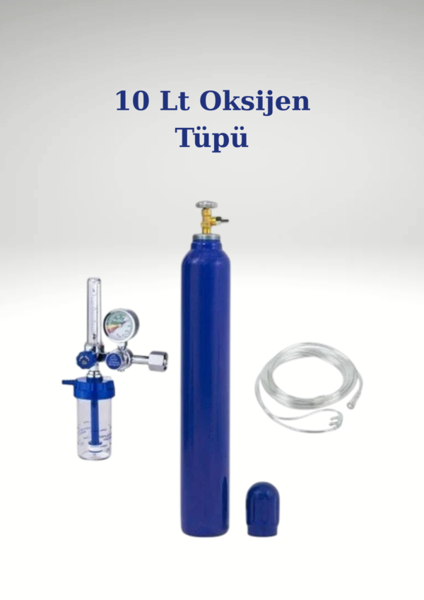 10 Lt Oksijen Tüpü